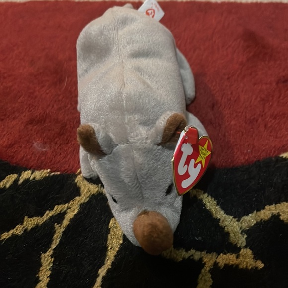 Two beanie babies, Spike the Rhino, and Teenie beanie baby, Nook the Husky. - Picture 4 of 11